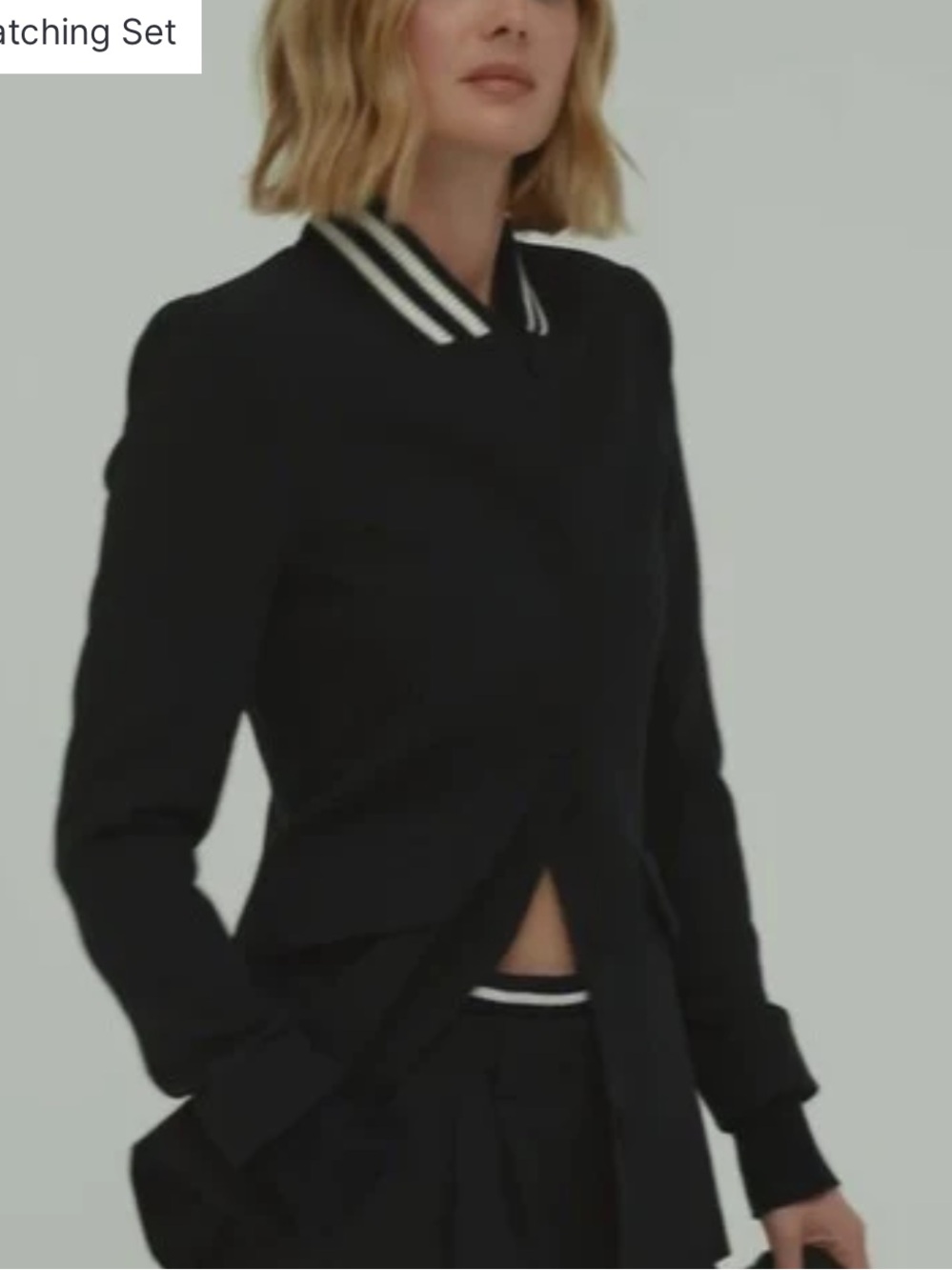 Favorite Daughter - THE VARSITY BLAZER - Black - Size M - Picture 5 of 7